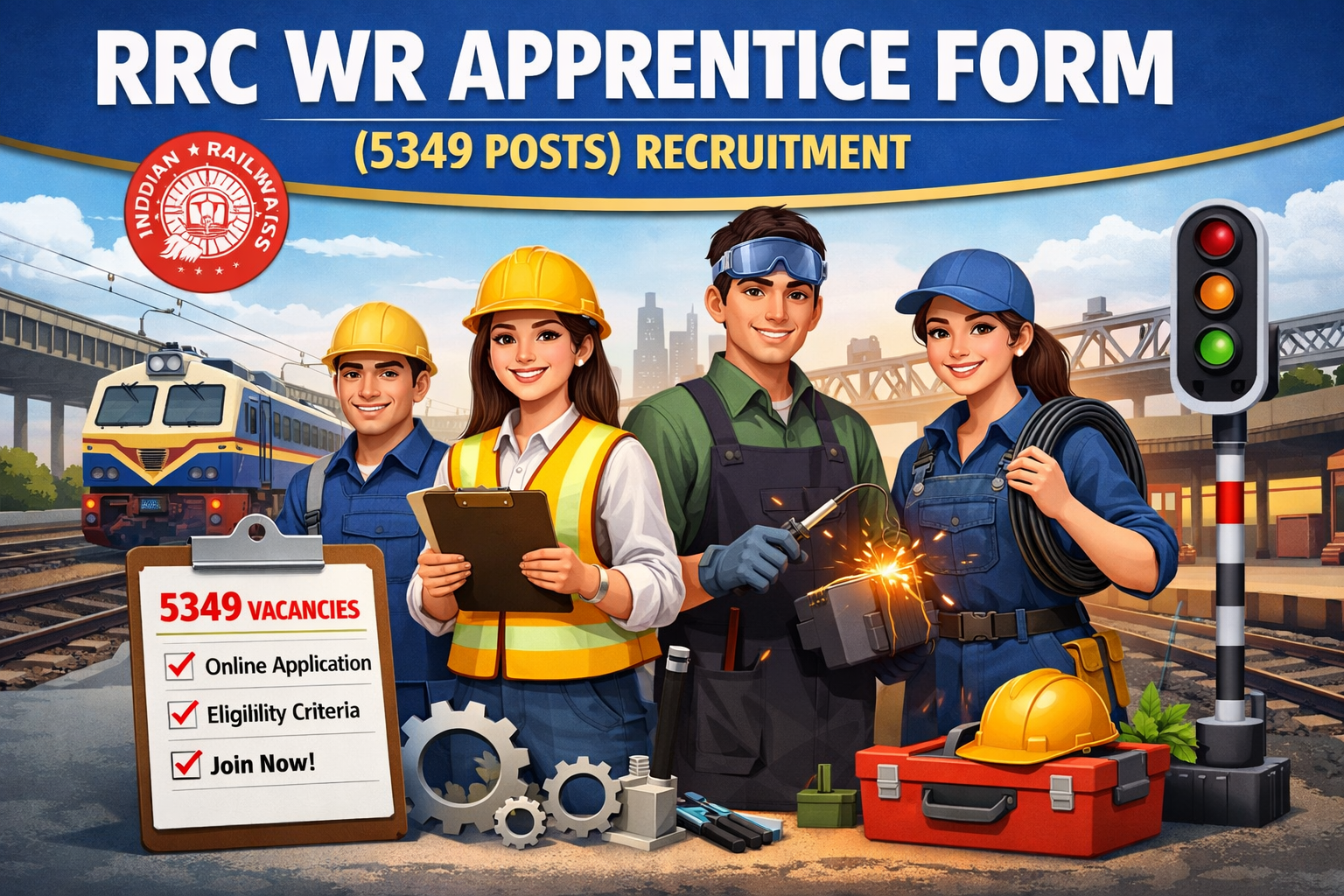 RRC WR Apprentice Form (5349 Posts) Recruitment