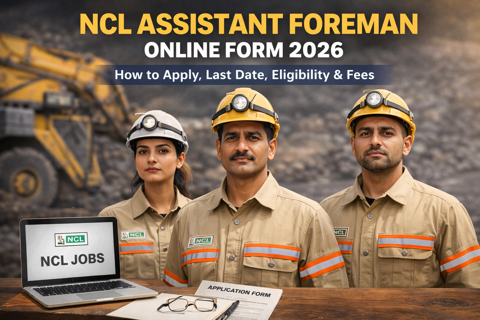 NCL Assistant Foreman Online Form 2026 – How to Apply, Last Date, Eligibility & Fees