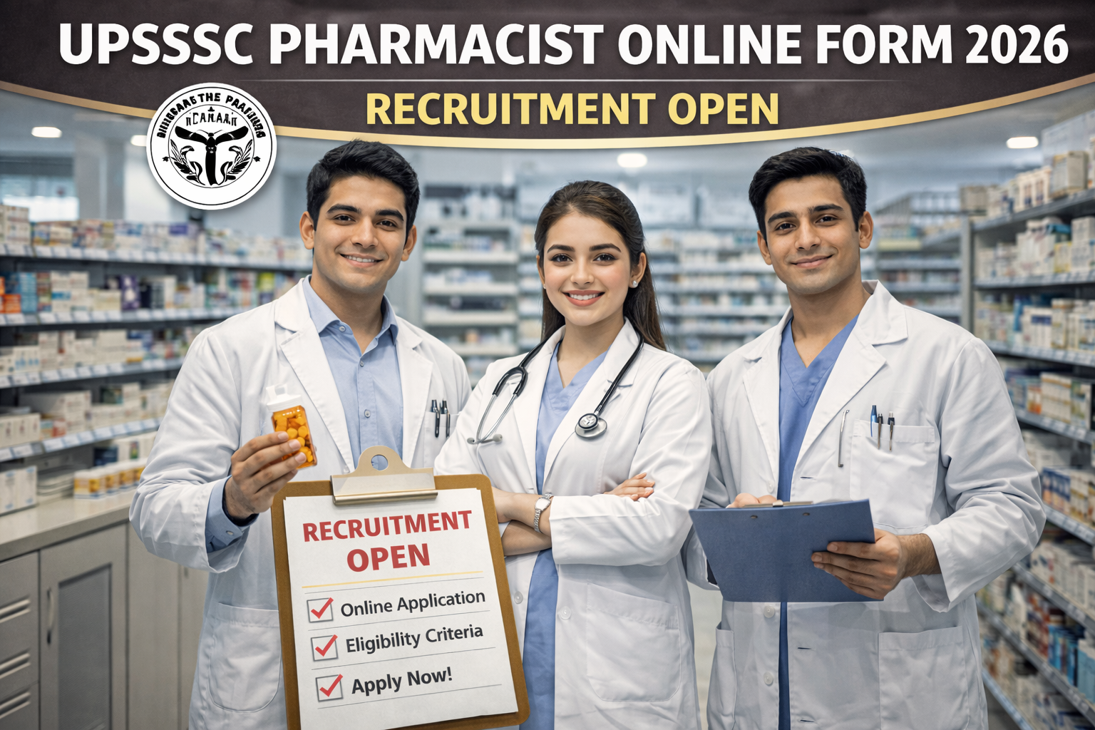 UPSSSC Pharmacist Online Form 2026 Recruitment Open